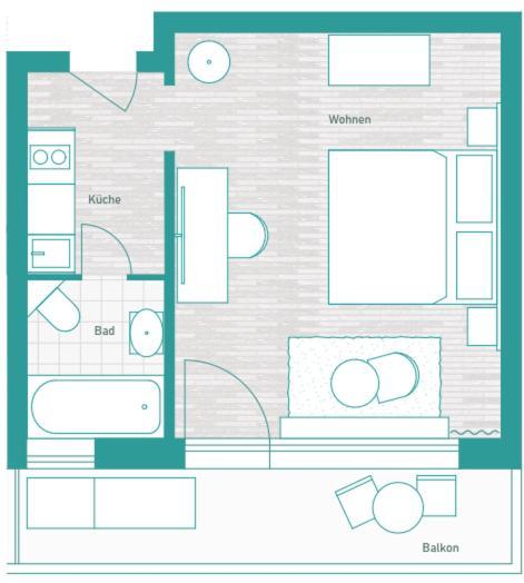 Livingroom Mathildenhoehe Darmstadt Eksteriør billede